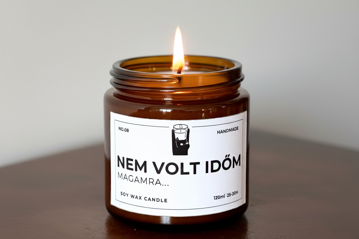 Nem volt időm szójagyertya