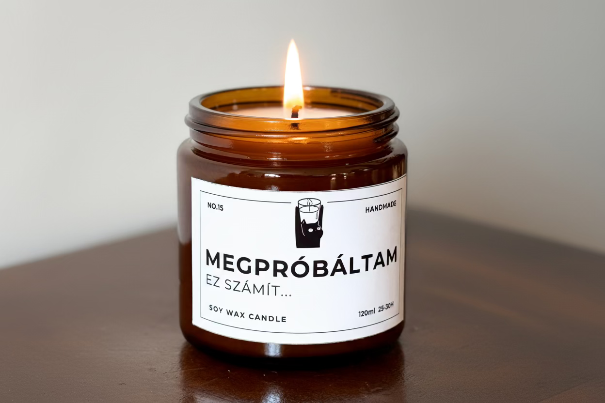 Megpróbáltam szójagyertya
