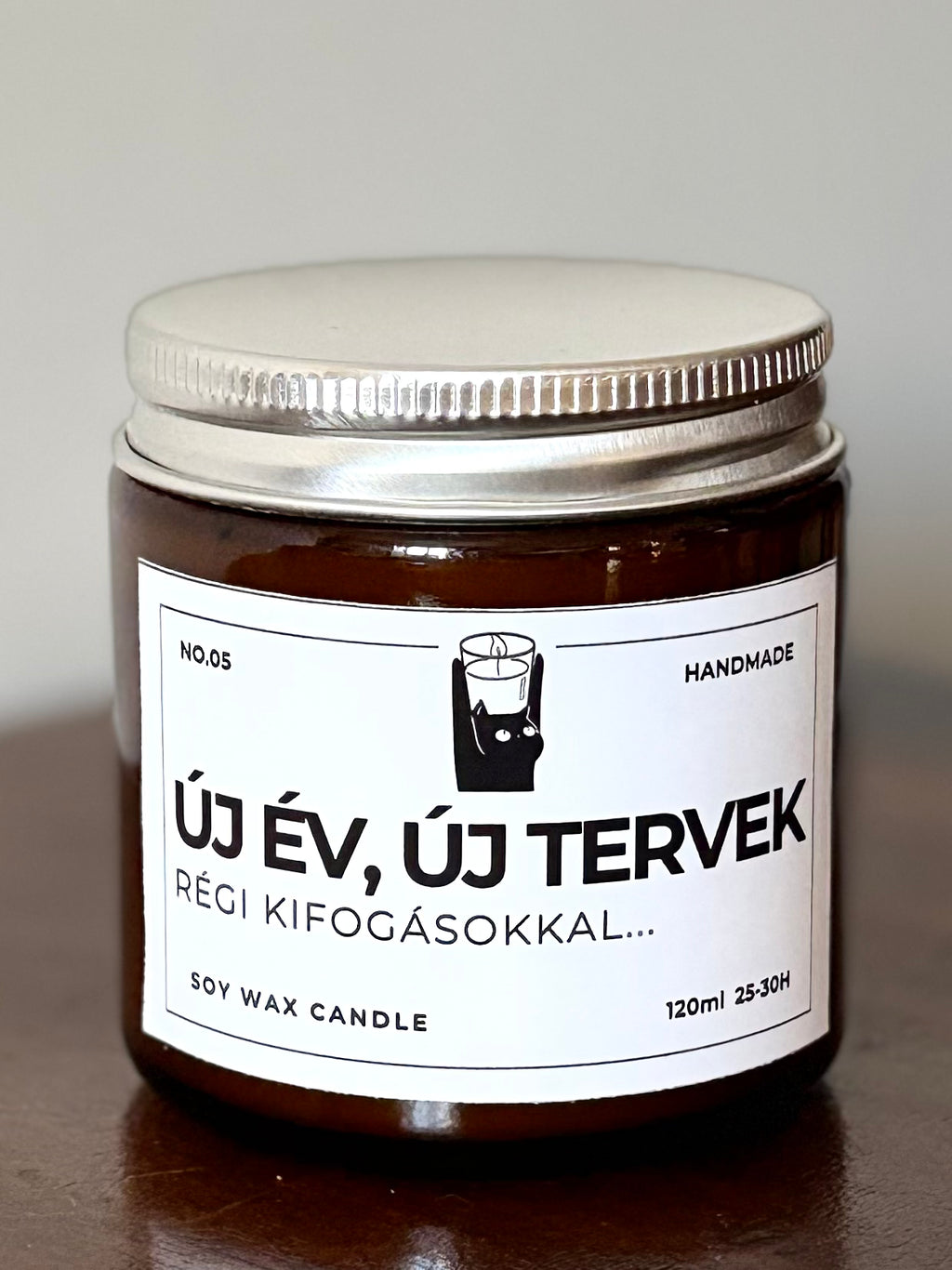 Új év, új tervek szójagyertya